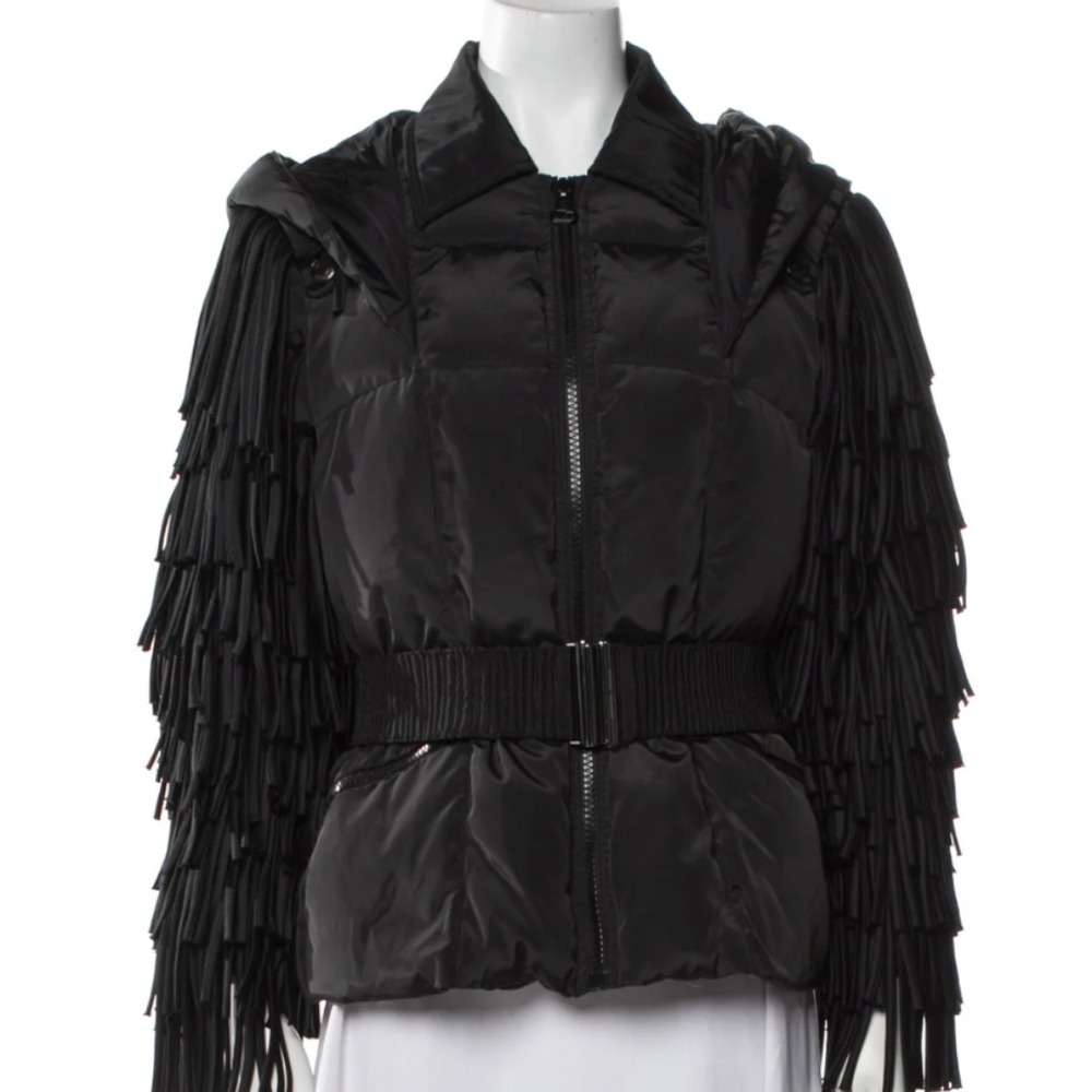 BALMAIN Hooded Fringe Jacket - Picture 12 of 14